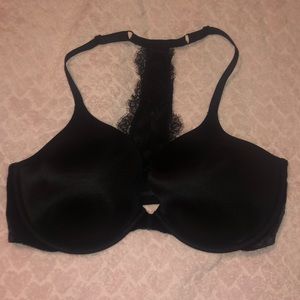VS Eyelash Lace Velvet Racerback Bra